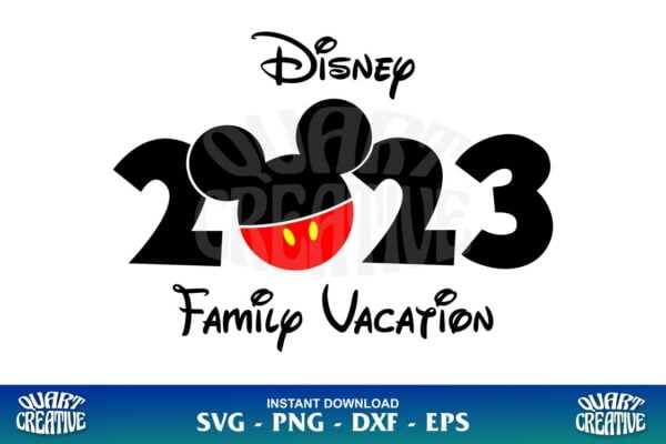 Disney Family Vacation 2023 SVG - Gravectory