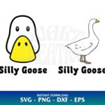 funny silly goose svg