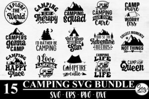 Camping SVG Bundle 1