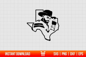 Dak Prescott Dallas Cowboys SVG