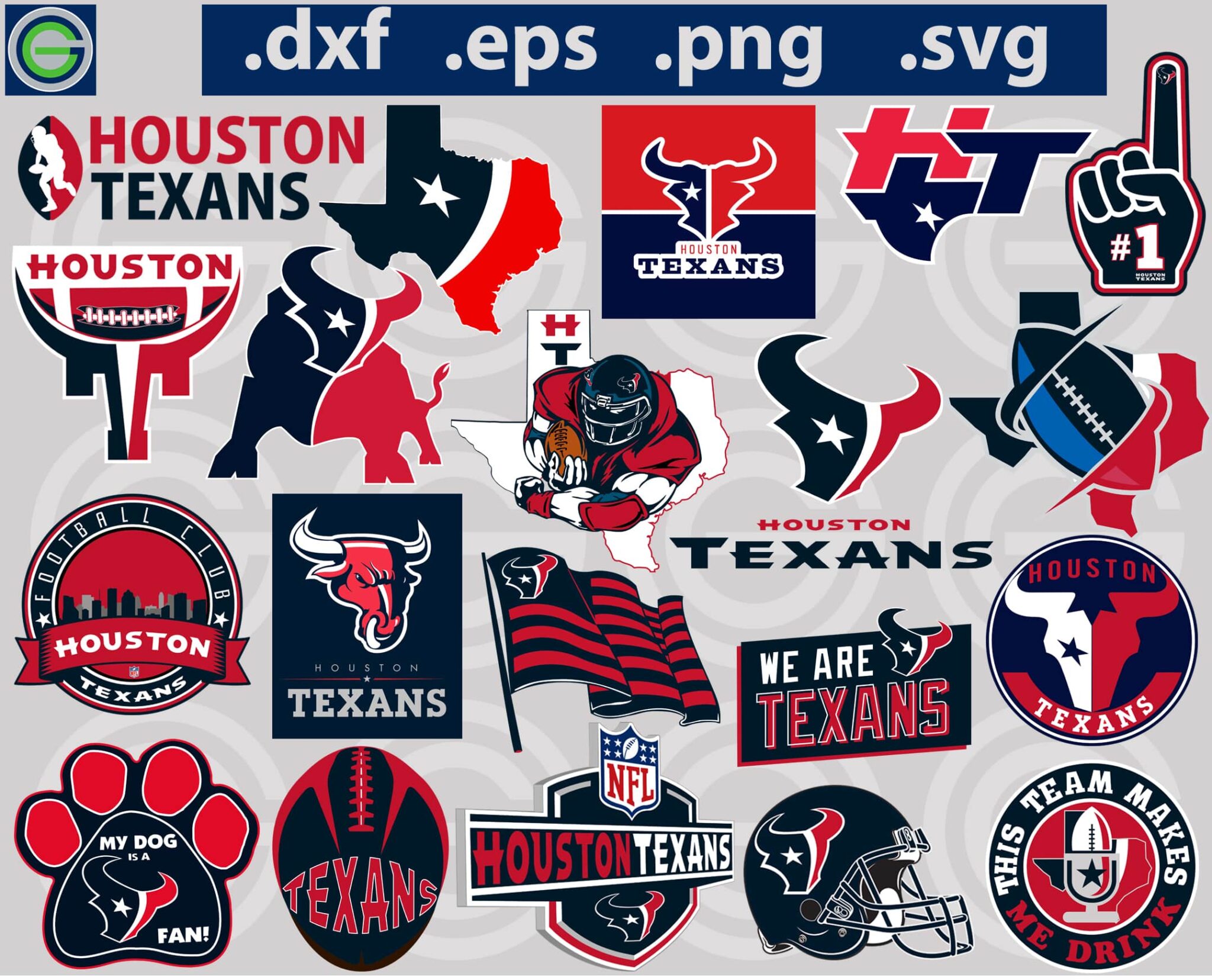 NFL Houston Texans SVG, SVG Files For Silhouette, Houston Texans Files ...