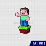 Minecraft Steve SVG