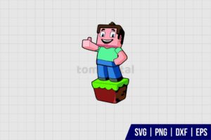 Minecraft Steve SVG