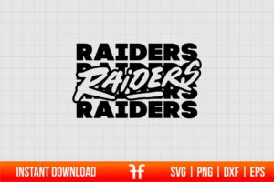 NFL Raiders Retro SVG