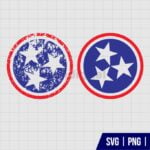 Tennessee Tri Star SVG
