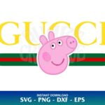 gucci peppa pig svg