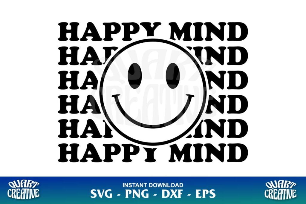 happy mind smiley svg Happy Mind Smiley SVG