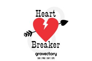 heart breaker svg free