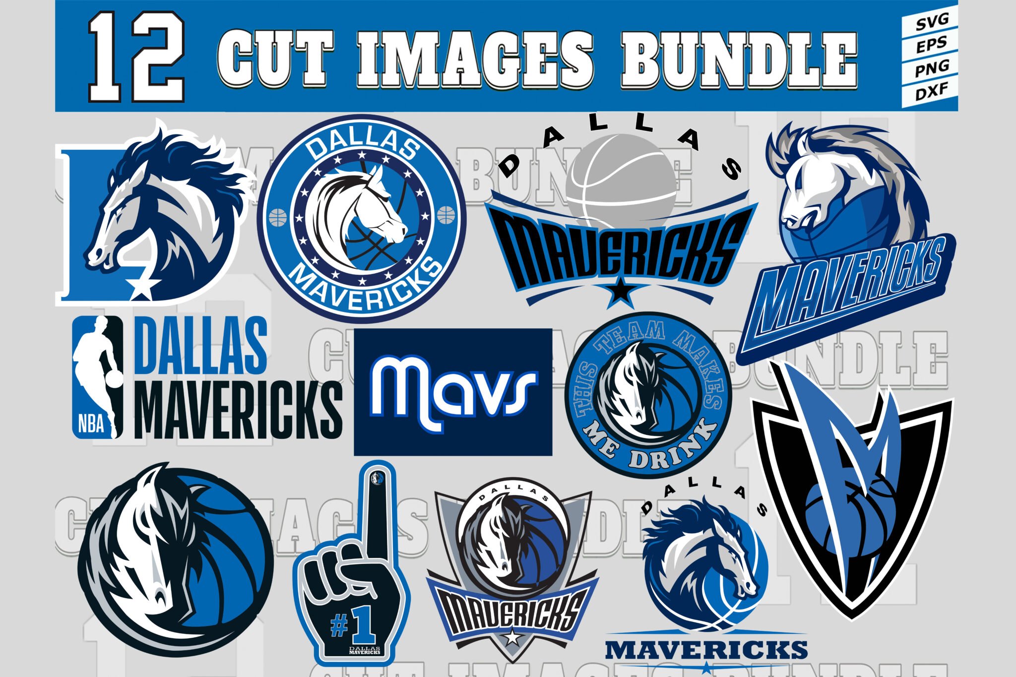 12 Styles Nba Dallas Mavericks Svg Dallas Mavericks Svg Dallas