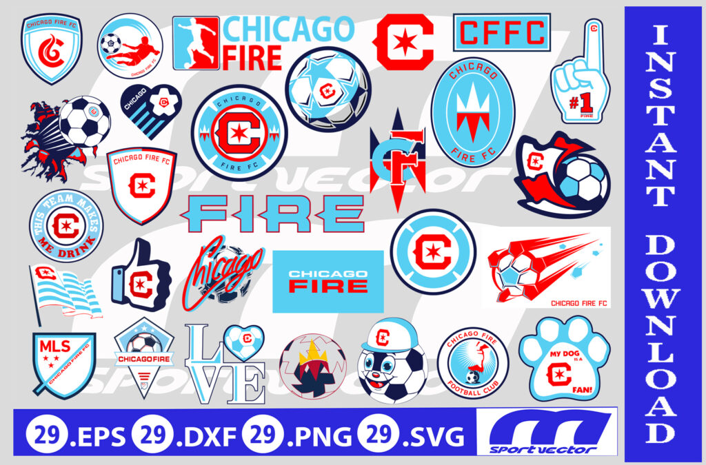 2023 gravectory chicago fire banner MLS Logo Chicago Fire, Chicago Fire SVG, Vector Chicago Fire, Clipart Chicago Fire, Football Kit Chicago Fire, SVG, DXF, PNG, Soccer Logo Vector Chicago Fire, EPS download MLS-files for silhouette, files for clipping.