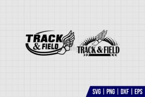 Track And Field SVG
