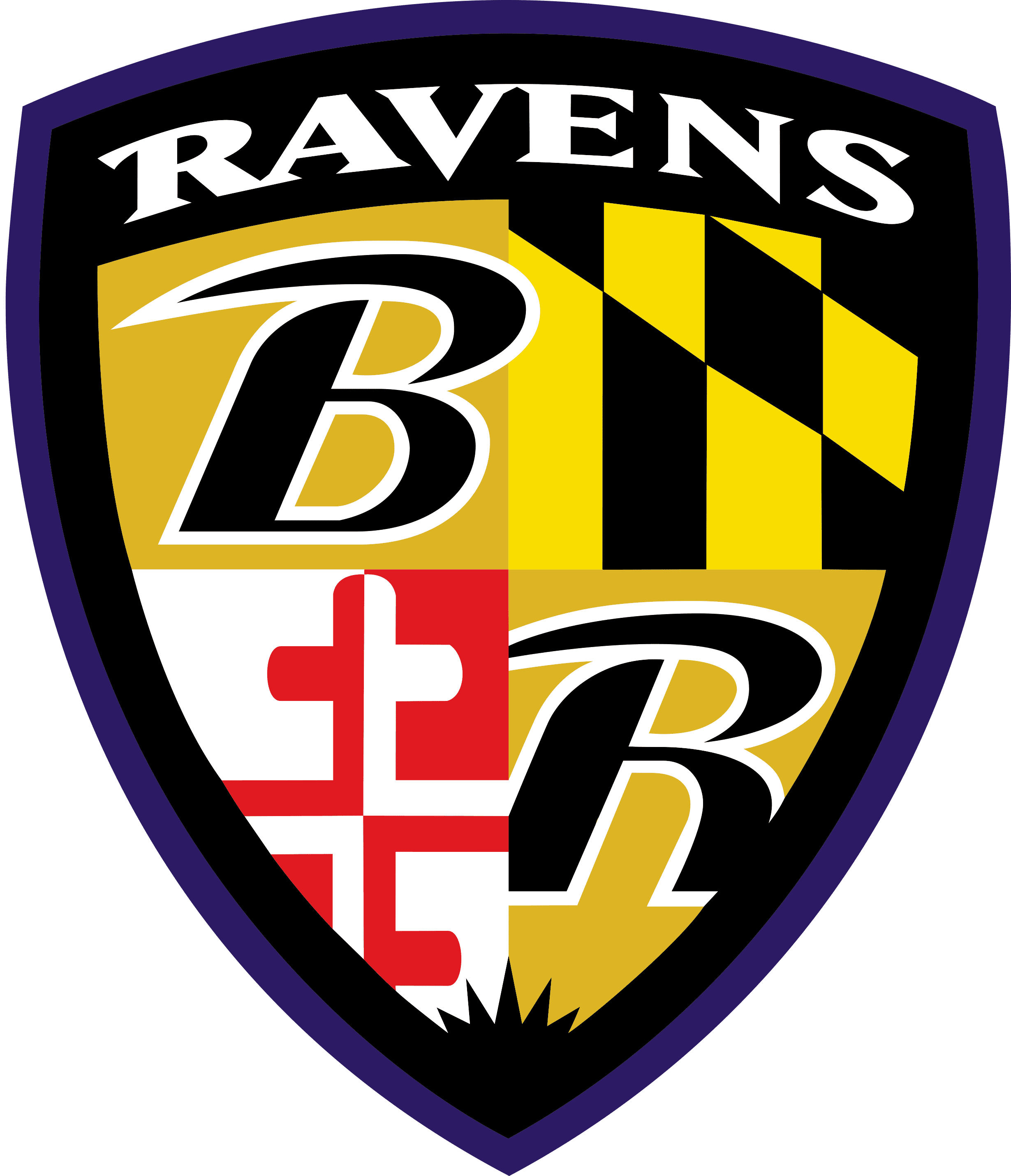 Baltimore Ravens Art Drawing SVG  Creative Design Maker –  Creativedesignmaker