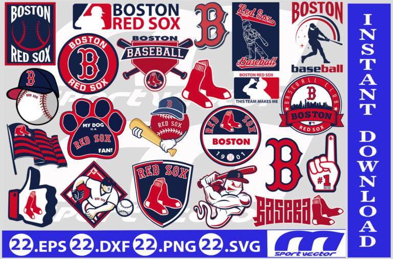 MLB Logo Boston Red Sox, Boston Red Sox SVG, Vector Boston Red Sox ...