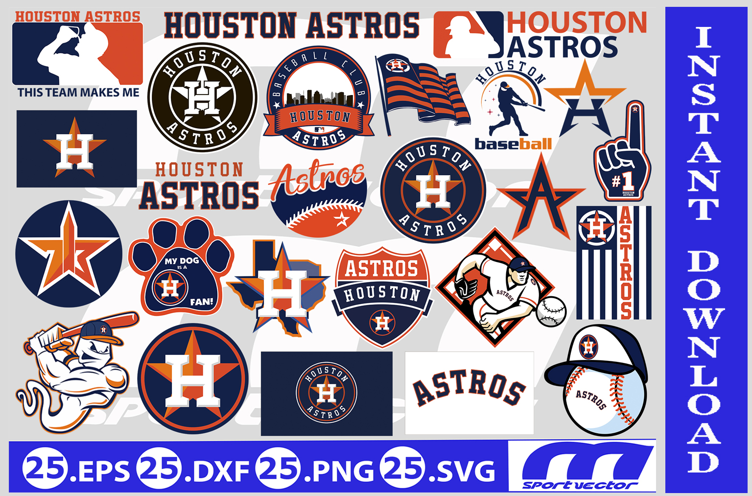 Houston Astros Baseball Logo Stock Vector by ©shovonkhan945883@gmail.com  470114708