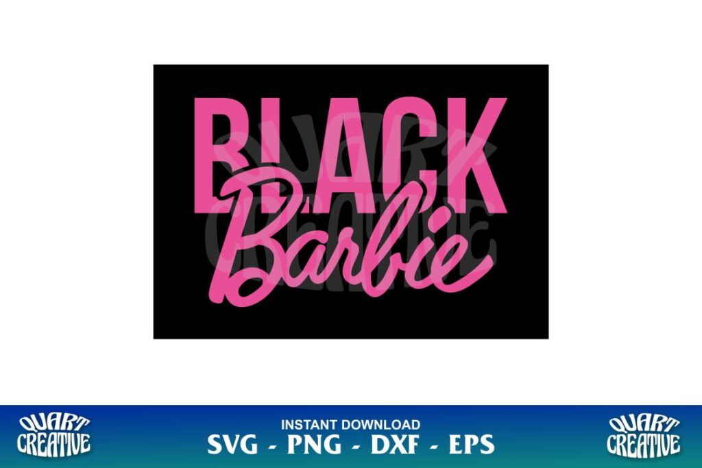 black barbie svg Black Barbie SVG