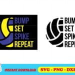 bump set spike repeat svg