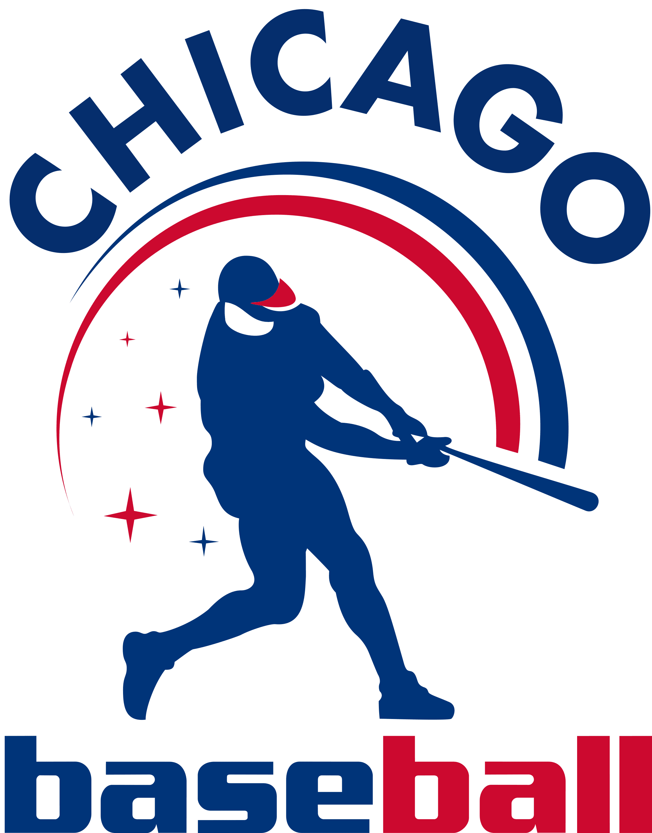 Major League Baseball (MLB) vector in the SVG file format for cut