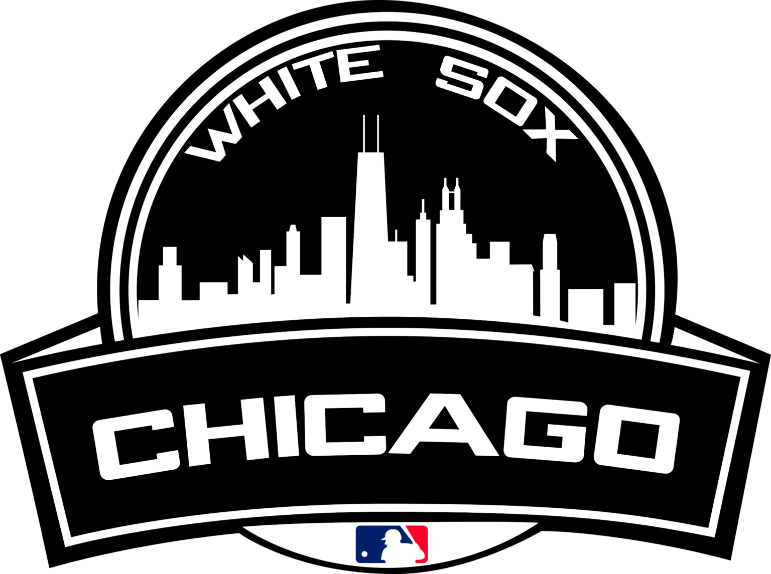 Mlb Logo Chicago White Sox Chicago White Sox Svg Vector Chicago White Sox Clipart Chicago