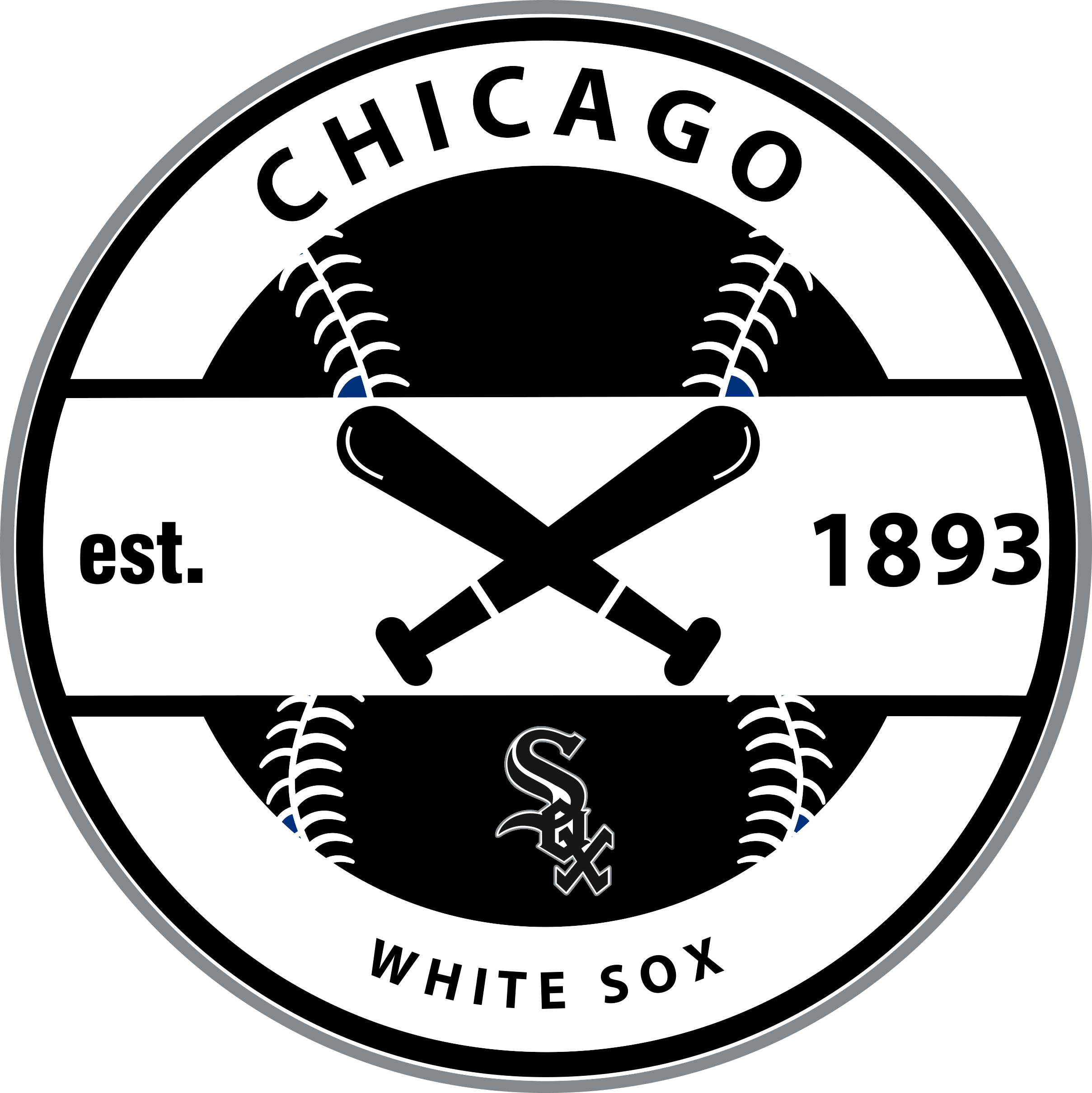 MLB Chicago White Sox SVG, SVG Files For Silhouette, Chicago White