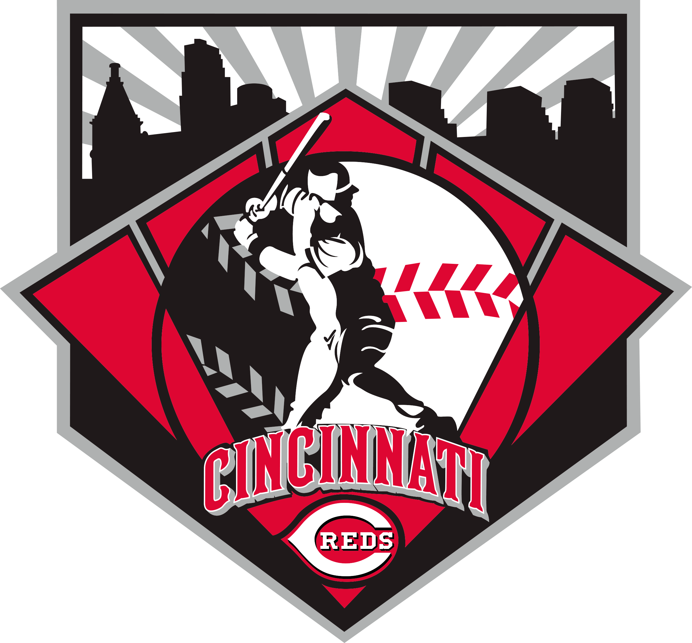 Cincinnati Reds Logo SVG, Cincinnati Reds Baseball Logo SVG, MLB Logo SVG  PNG DXF EPS