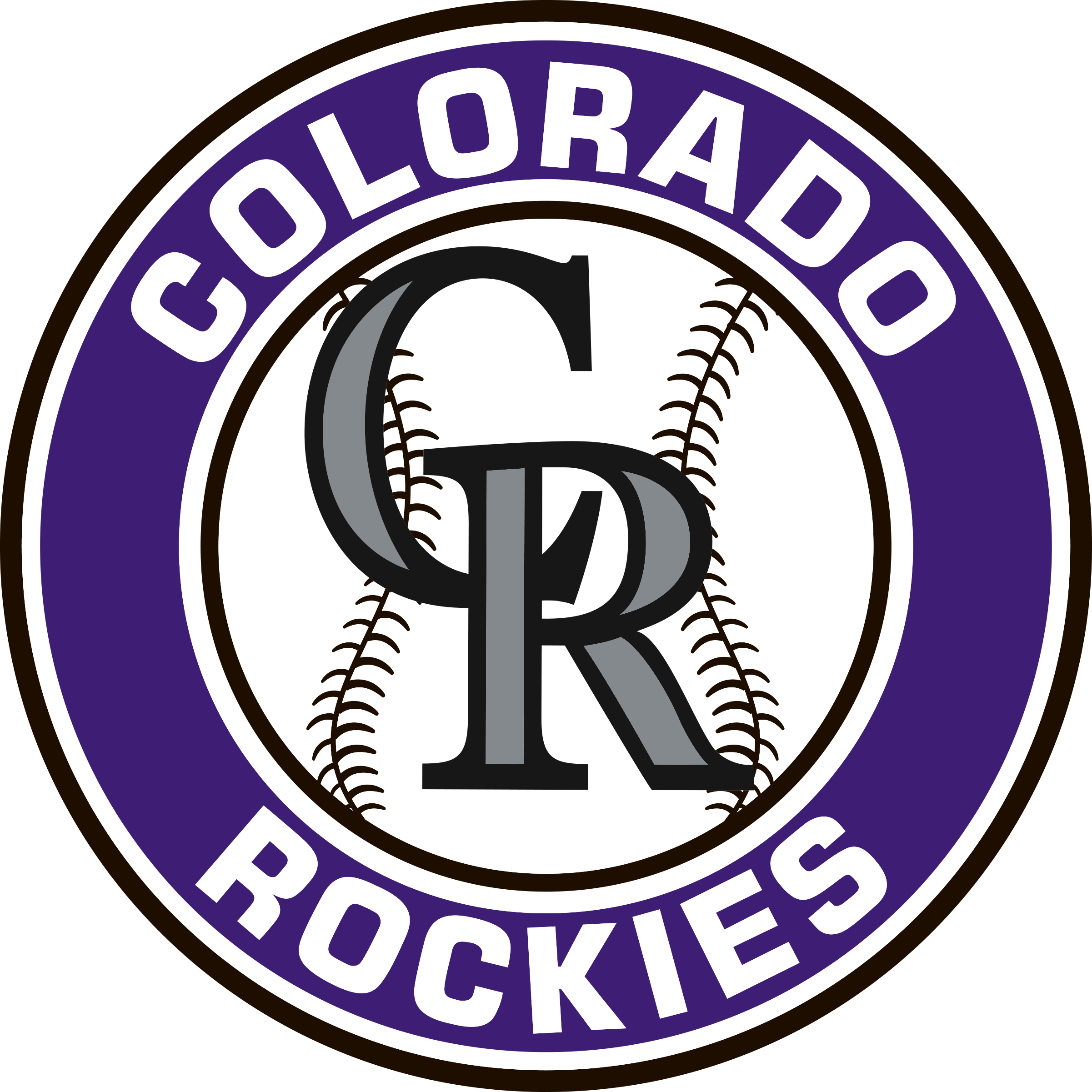 Colorado Baseball Denver Pride Rocky Mountains SVG PNG Files
