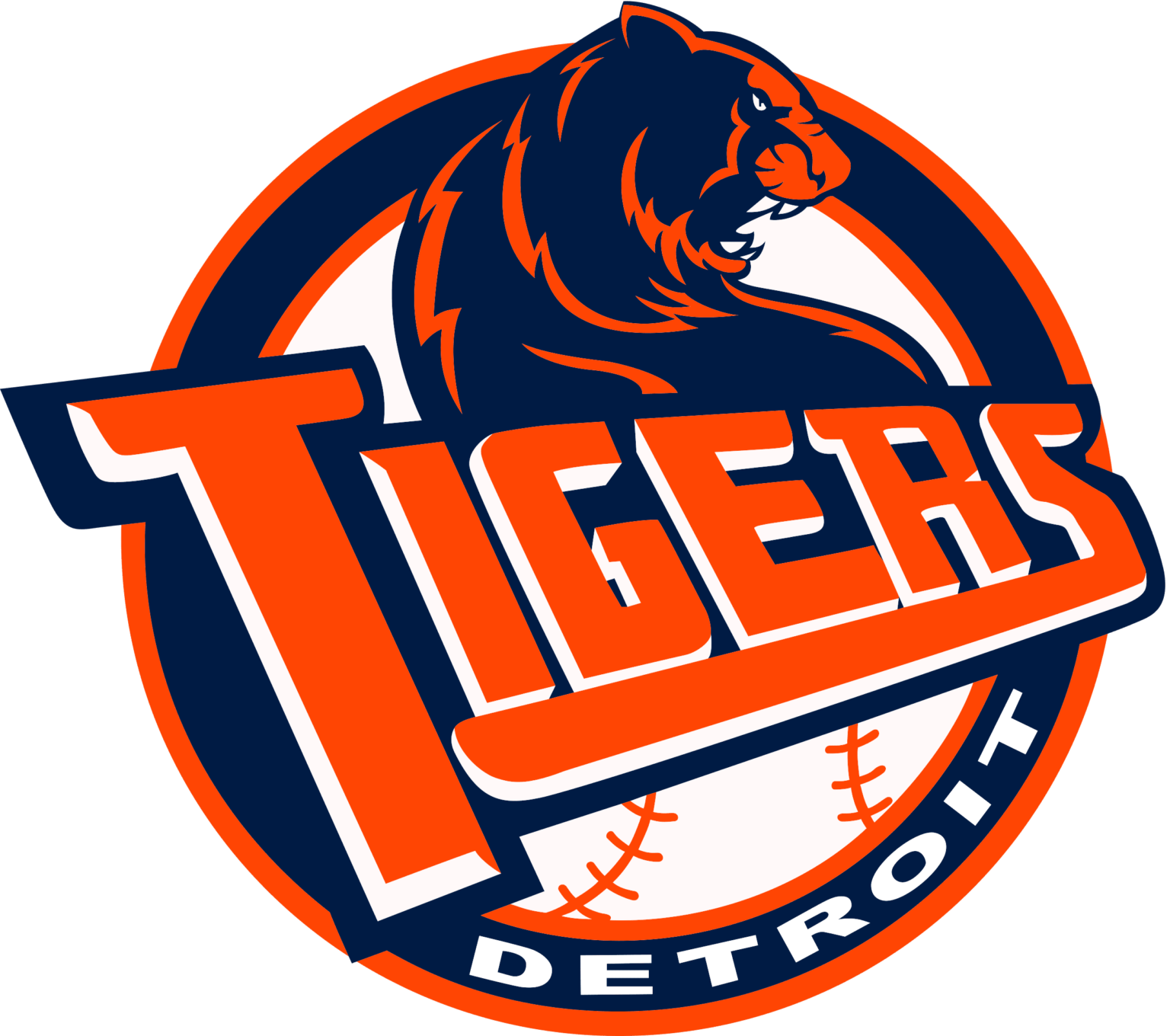 MLB Logo Detroit Tigers, Detroit Tigers SVG, Vector Detroit Tigers ...