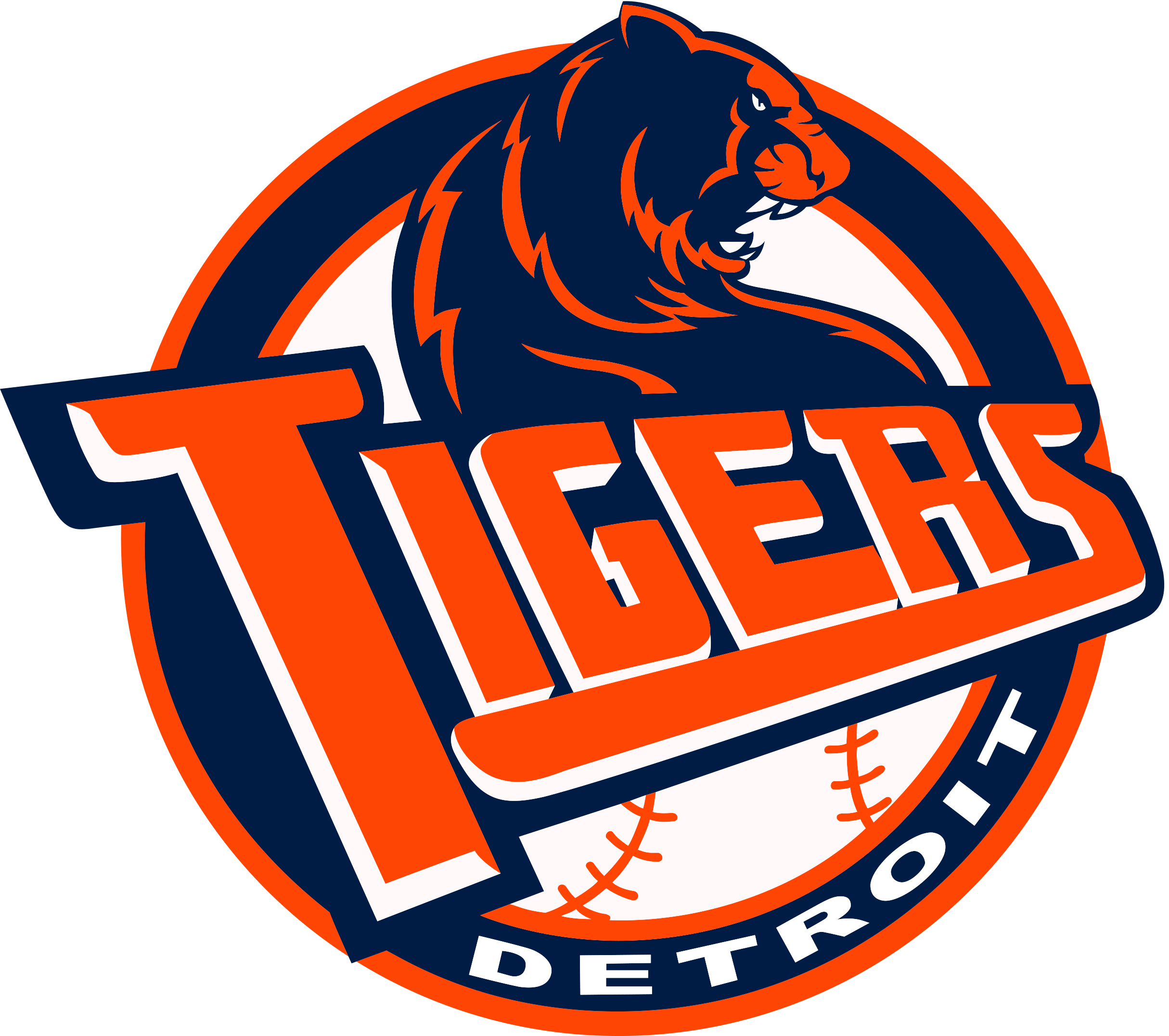 Detroit Tigers SVG • MLB Baseball Team T-shirt Design SVG Cut