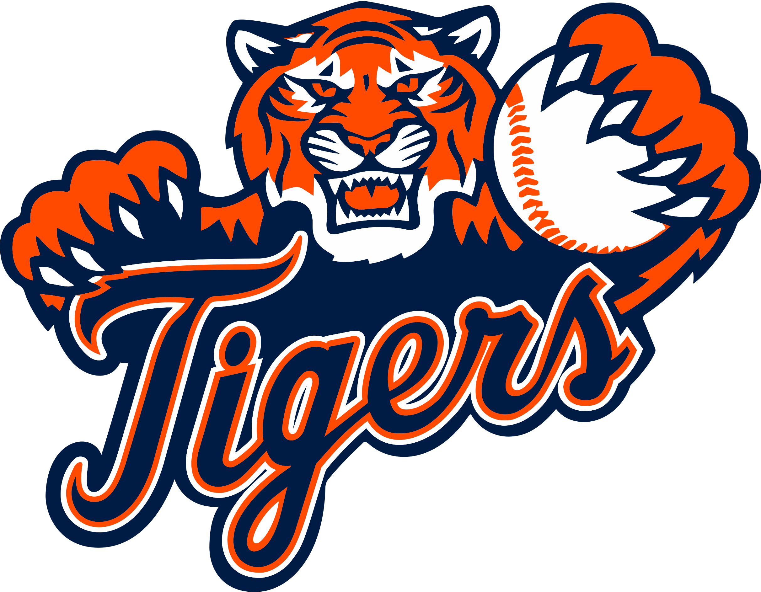 Detroit Tigers SVG • MLB Baseball Team T-shirt Design SVG Cut Files Cricut