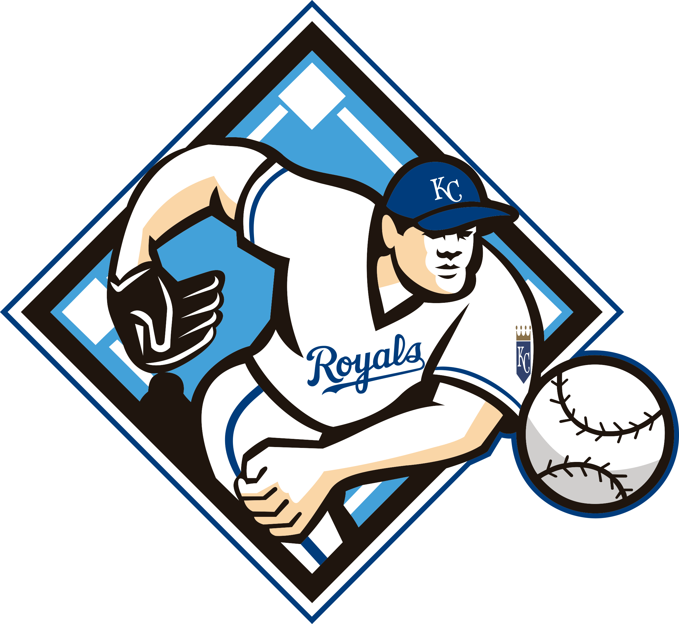 Slugger Svg-kc Svg-kansas City-baseball-world Series-crown 