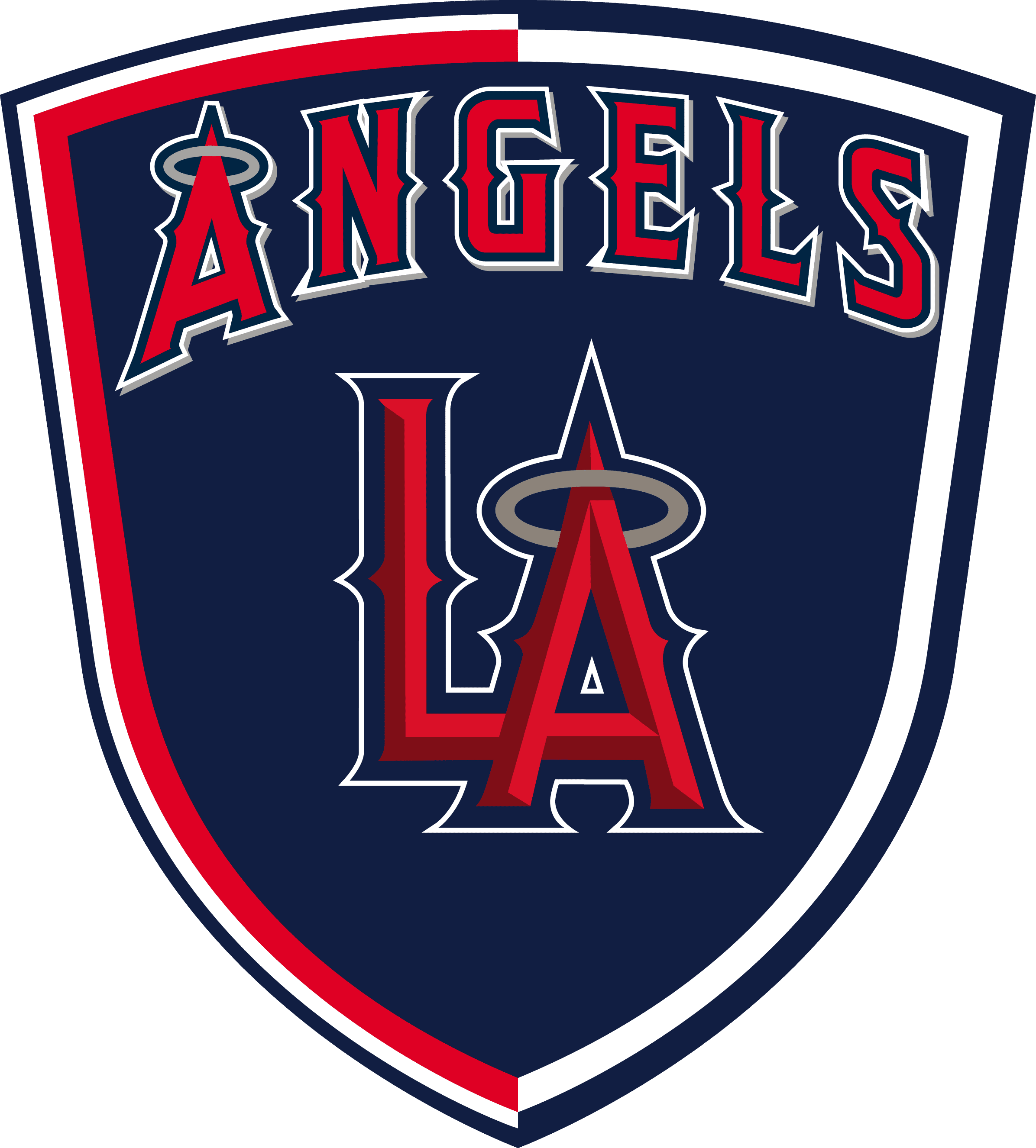 Peace Love Los Angeles Angels Svg, Los Angeles Angels Baseball Svg
