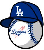 Mickey Los Angeles Dodgers SVG, Dodgers SVG, Baseball logo SVG