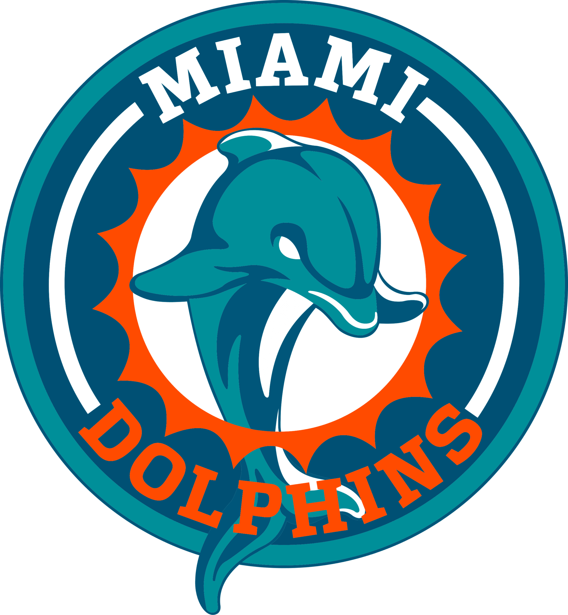 12 Styles NFL Miami Dolphins Svg. Miami Dolphins Svg, Eps, Dxf, Png ...