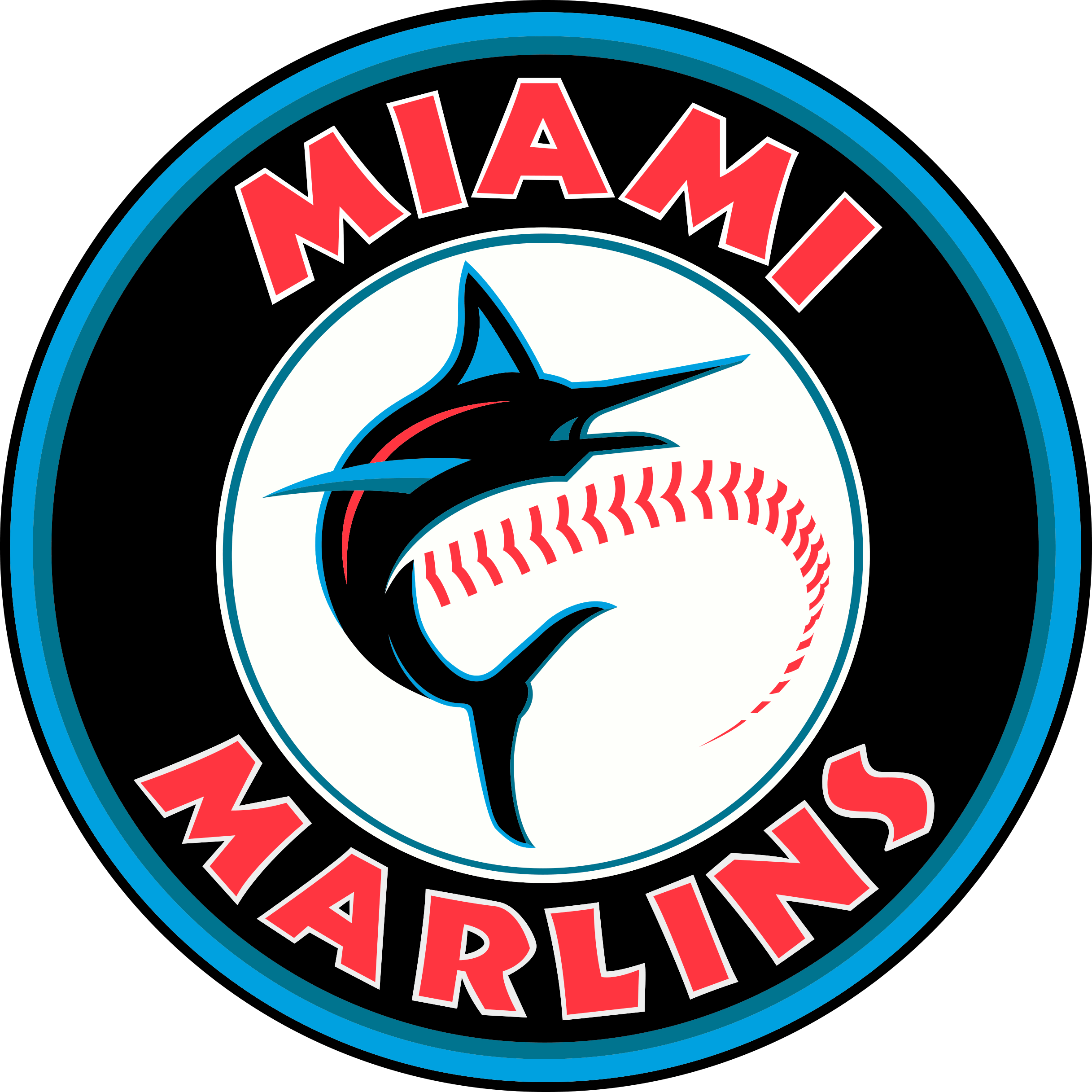 MIAMI MARLINS MLB BUNDLE LOGO SVG, PNG, DXF - Movie Design Bundles