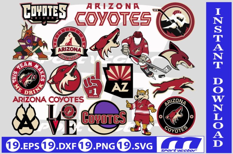 NHL Logo Arizona Coyotes, Arizona Coyotes SVG Vector, Arizona Coyotes ...