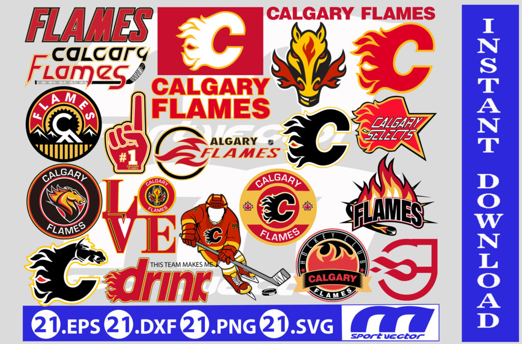 new banner gravectory calgary flames NHL Logo Calgary Flames, Calgary Flames SVG Vector, Calgary Flames Clipart, Calgary Flames Ice Hockey Kit SVG, DXF, PNG, EPS Instant download NHL-Files for silhouette, files for clipping.
