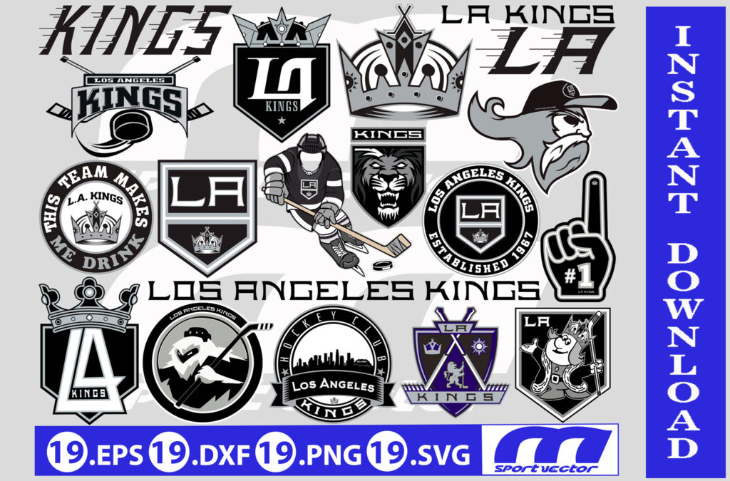 new banner gravectory los angeles kings NHL Los Angeles Kings, Los Angeles Kings SVG Vector, Los Angeles Kings Clipart, Los Angeles Kings Ice Hockey Kit SVG, DXF, PNG, EPS Instant download NHL-Files for silhouette, files for clipping.
