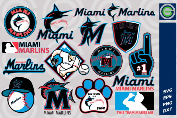 Miami Marlins Logo SVG - Gravectory