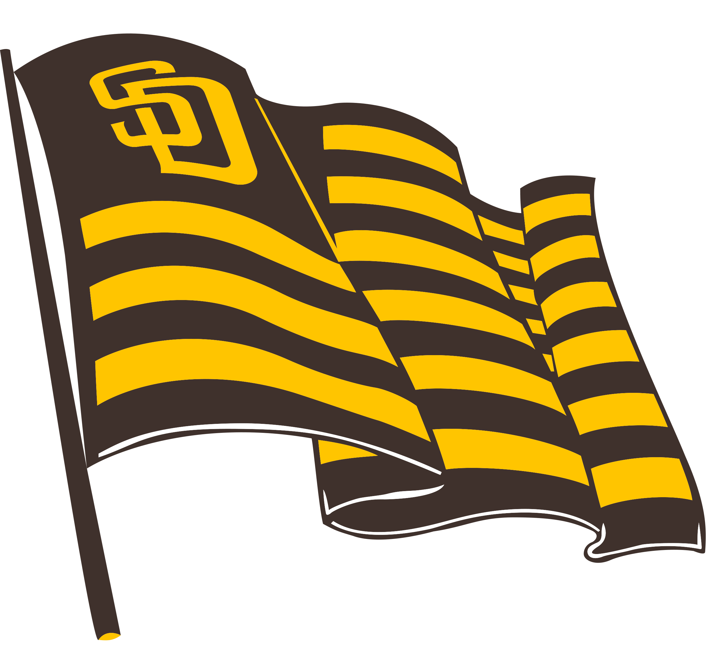 San Diego Padres SVG • MLB Baseball Team T-shirt Design SVG Cut Files Cricut