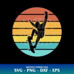 Skateboard Vintage SVG