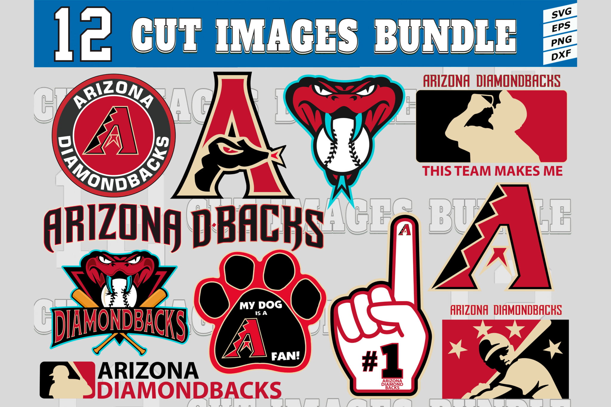 12 Styles MLB Arizona Diamond Backs Svg, Arizona Diamond Backs Svg ...