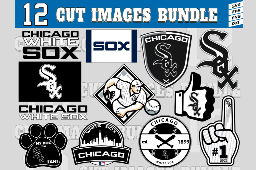 12 banner for Gravectory Chicago White Sox scaled 12 Styles MLB Chicago White Sox Svg, Chicago White Sox Svg, Chicago White Sox Vector Logo, Chicago White Sox baseball Clipart, Chicago White Sox png, Chicago White Sox cricut files, baseball svg.