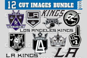 Los Angeles Kings Logo, LA Kings Svg Cut Files, Layered Svg