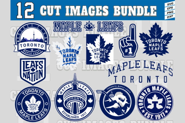 12 Styles NHL Toronto Maple Leafs Svg, Toronto Maple Leafs Svg, Toronto