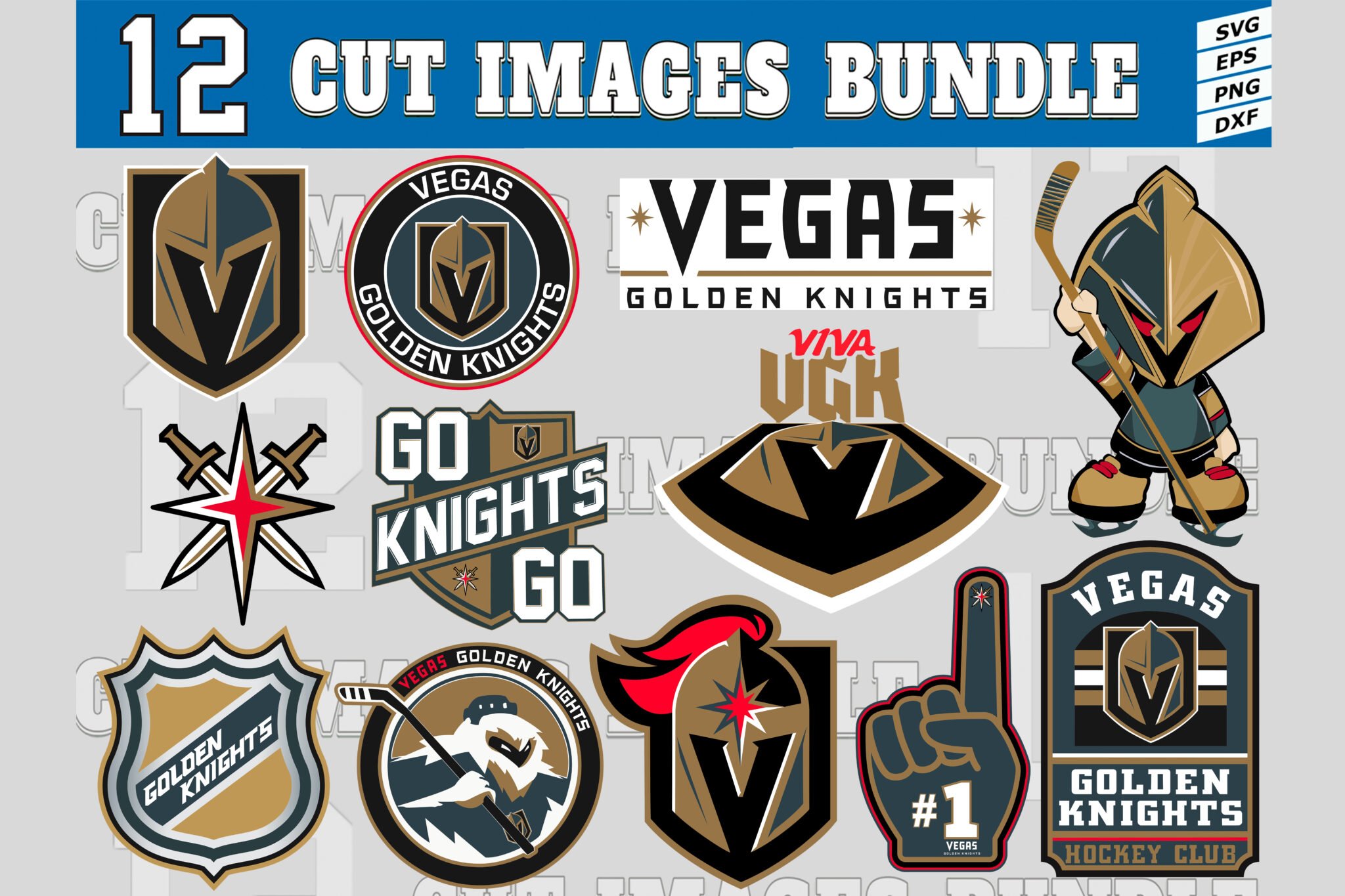 12 Styles NHL Vegas Golden Knights Svg, Vegas Golden Knights Svg, Vegas ...