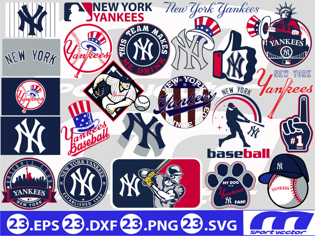 MSV db New York Yankees banner MLB Logo New York Yankees, New York Yankees SVG, Vector New York Yankees Clipart New York Yankees Baseball Kit New York Yankees, SVG, DXF, PNG, Baseball Logo Vector New York Yankees EPS download MLB-files for silhouette, New York Yankees files for clipping.