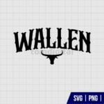 Wallen Bull Skull SVG