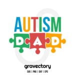 Autism Dad SVG Free
