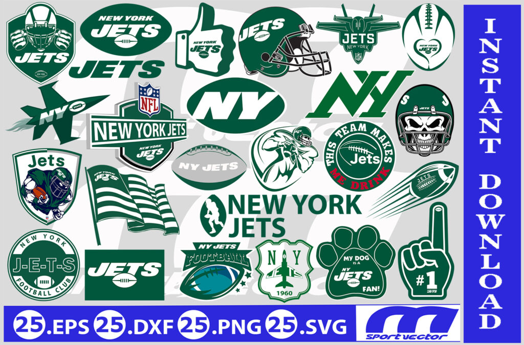 banner Gravectory New York Jets NFL Logo New York Jets, New York Jets SVG, Vector New York Jets Clipart New York Jets American Football Kit New York Jets, SVG, DXF, PNG, American Football Logo Vector New York Jets EPS download NFL-files for silhouette, New York Jets files for clipping.