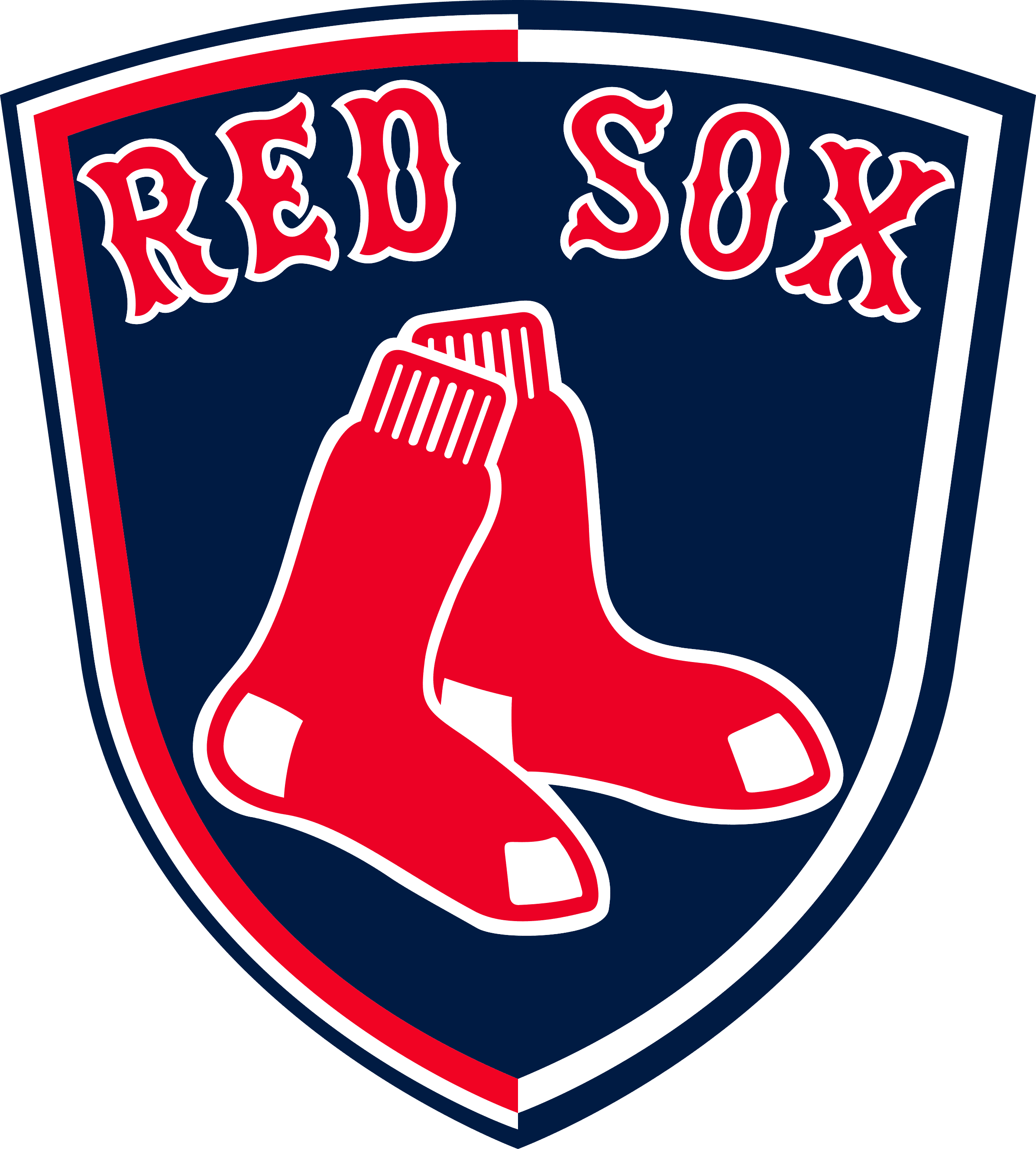 Boston Red Sox logo Type Twin Red Sox Classic Letter MLB Baseball Die-Cut  MAGNET 