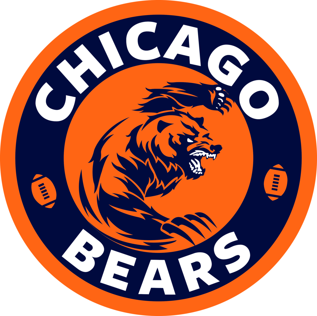 chicago bears 18 NFL Logo Chicago Bears, Chicago Bears SVG, Vector Chicago Bears Clipart Chicago Bears American Football Kit Chicago Bears, SVG, DXF, PNG, American Football Logo Vector Chicago Bears EPS download NFL-files for silhouette, Chicago Bears files for clipping.